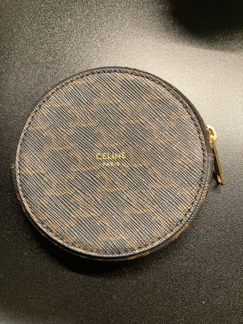 CELINE ラウンドケース ダークブラウン