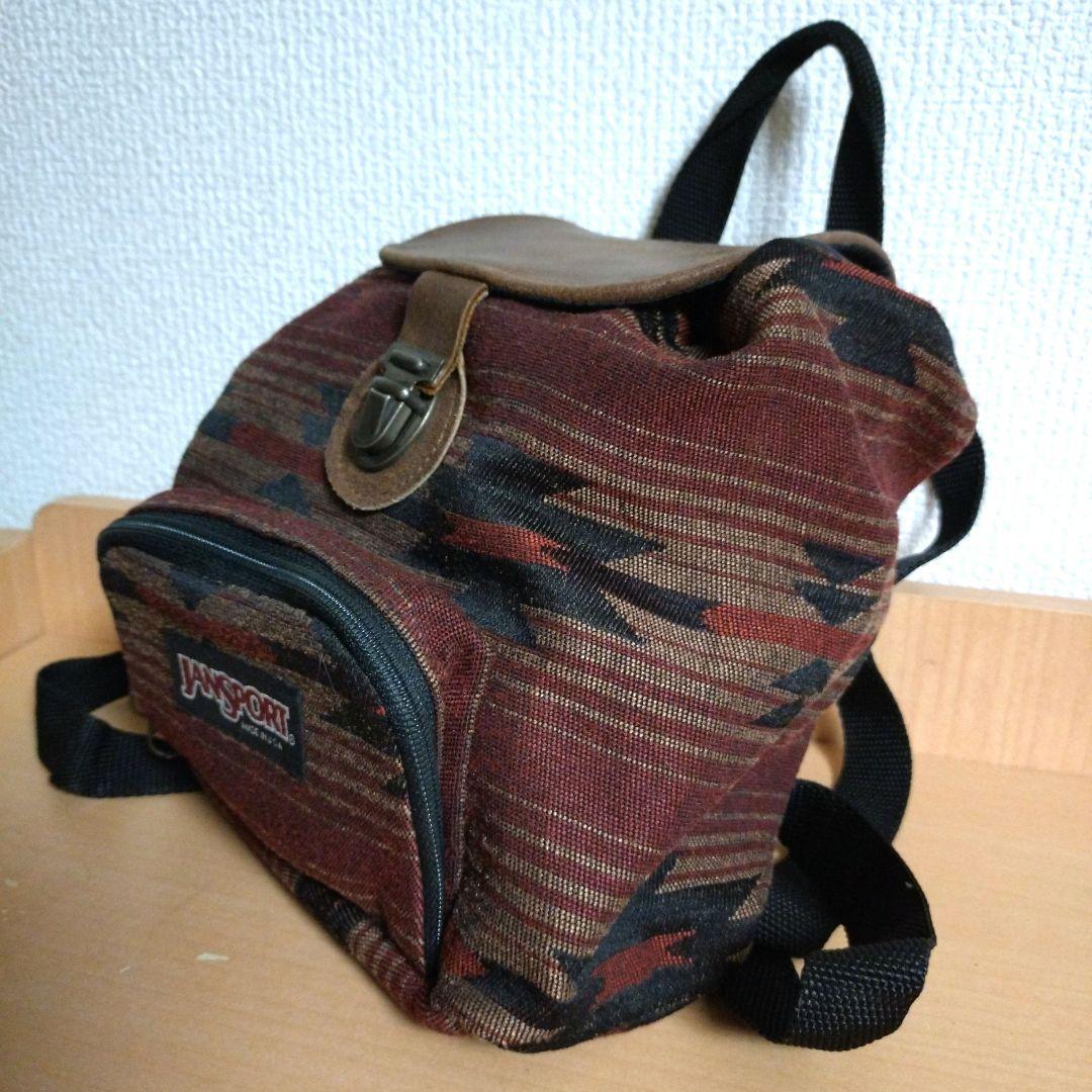JANSPORT ヴィンテージ ネイティブ柄 ミニリュック 80s 90s
