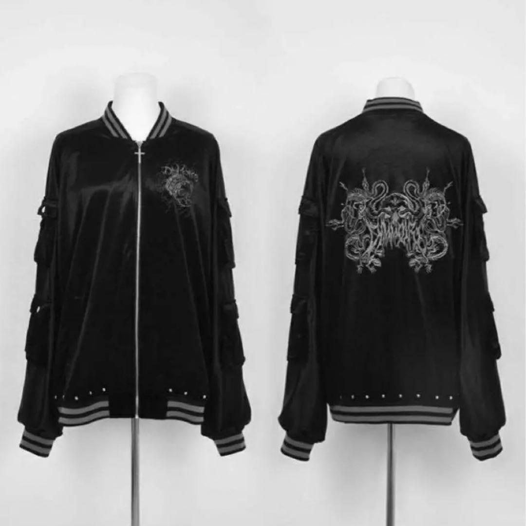 ☆ DimMoire ベロアスカジャン ブラック ☆