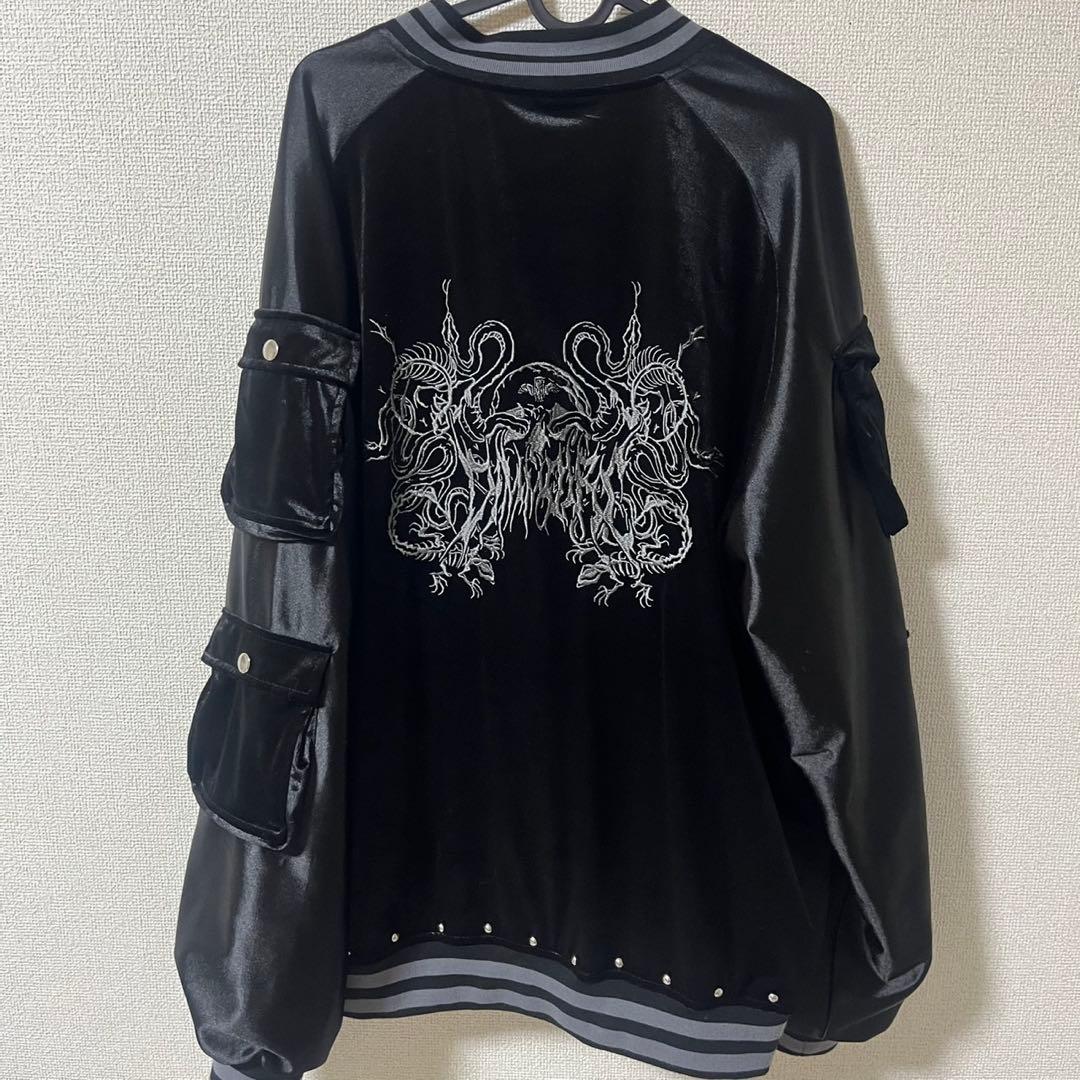 ☆ DimMoire ベロアスカジャン ブラック ☆