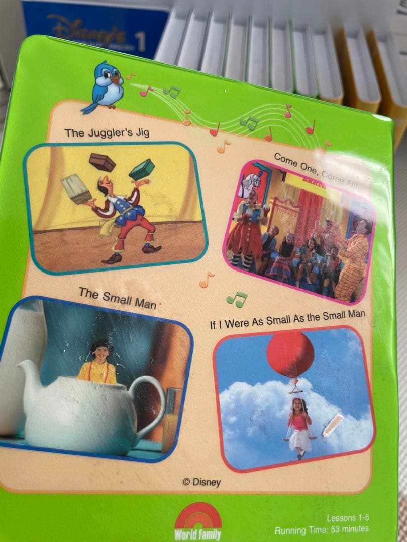 ストレートプレイDVD　プレイオールソングス機能　ディズニー英語システム　DWE