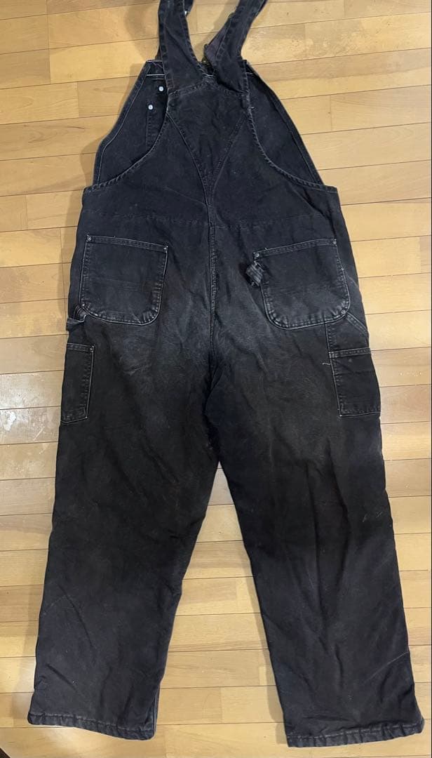 Carhartt メキシコ製 オーバーオール ダック地 ダークブラウン