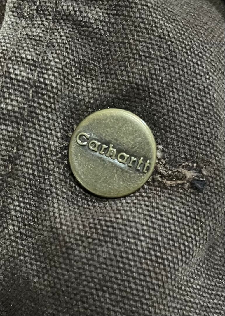 Carhartt メキシコ製 オーバーオール ダック地 ダークブラウン