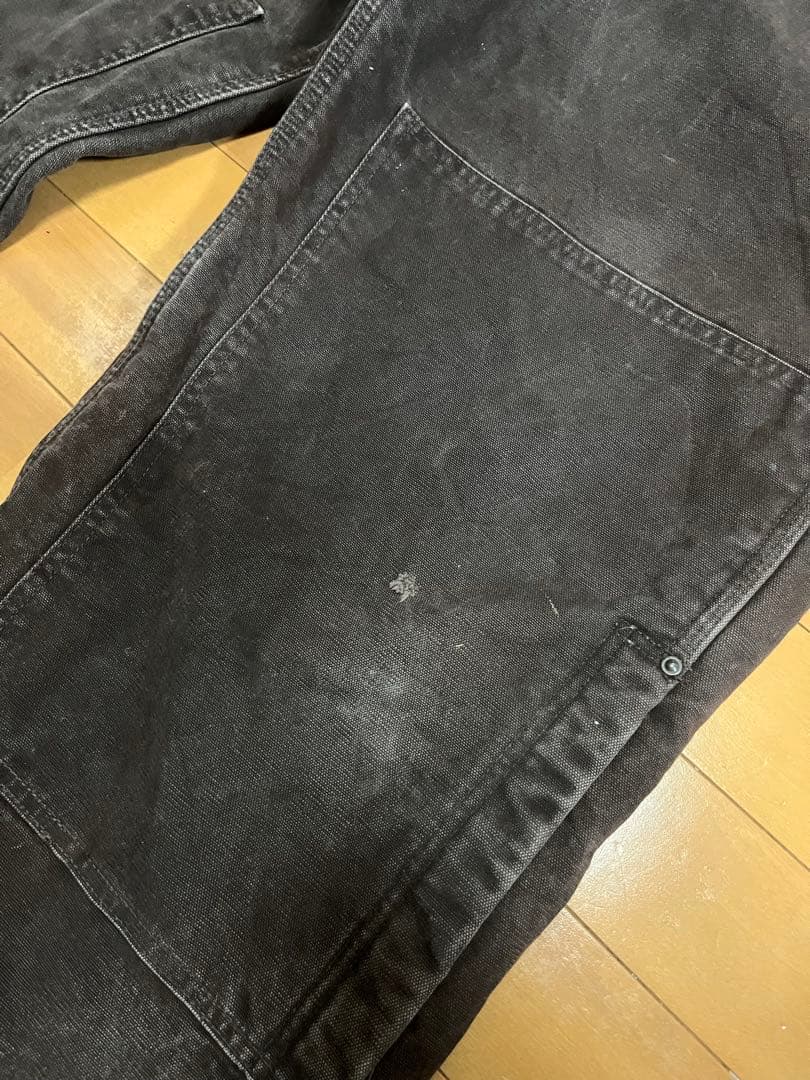 Carhartt メキシコ製 オーバーオール ダック地 ダークブラウン