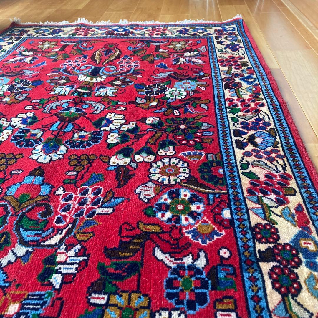 ★ naochin1102★ ヴィンテージラグ　トライバルラグ ランナー