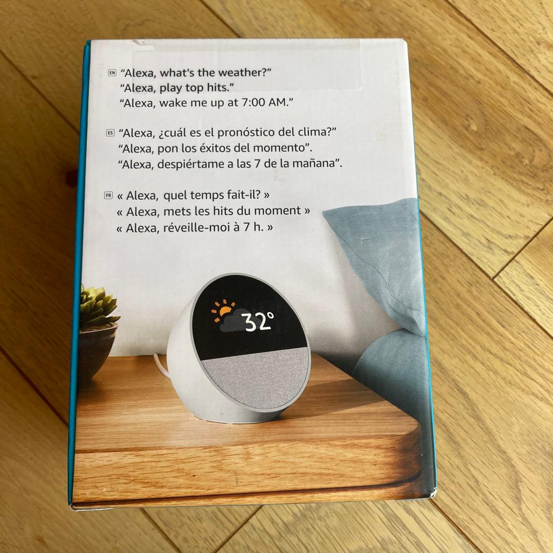 【新品未開封】Alexa Echo Spot 2.8インチ スマートスピーカー