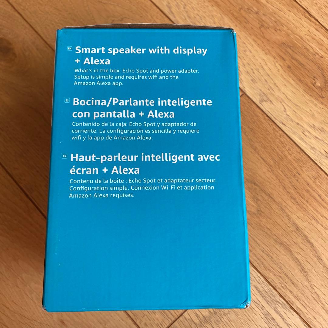 【新品未開封】Alexa Echo Spot 2.8インチ スマートスピーカー