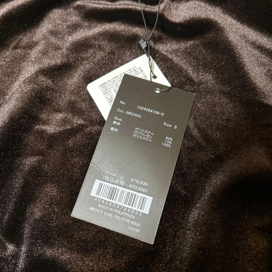 【新品未使用タグ付き】 anuans ベロアセパレートギャザースイムウエア 水着