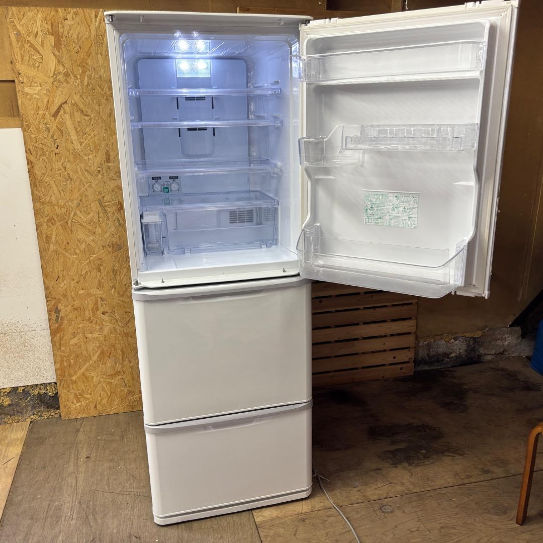 シャープ 冷凍冷蔵庫 プラズマクラスター SJ-PW35Y-W 2014年製