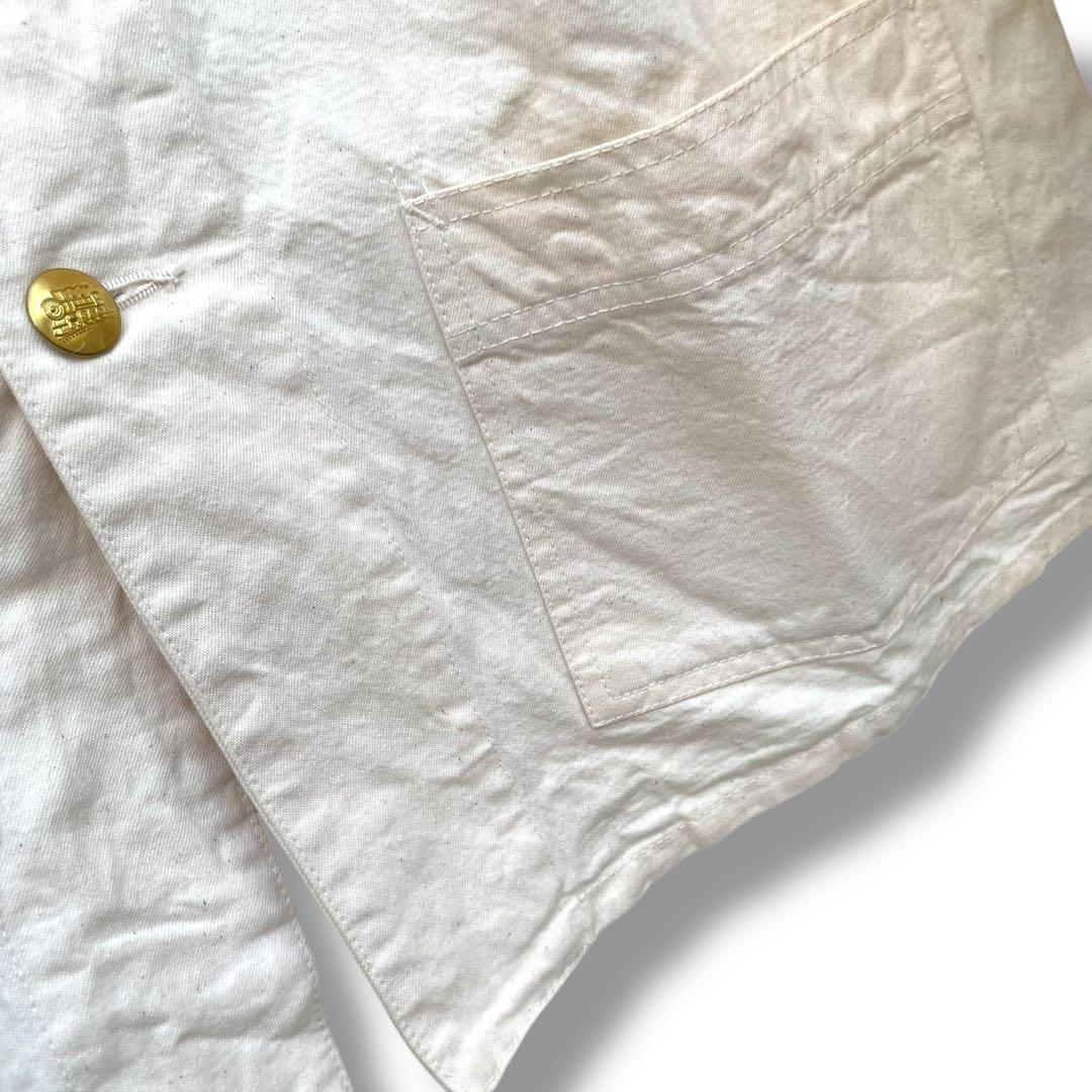 定価5万以上ダッパーズ ホワイトツイル ジャケット パンツセットアップ40 34