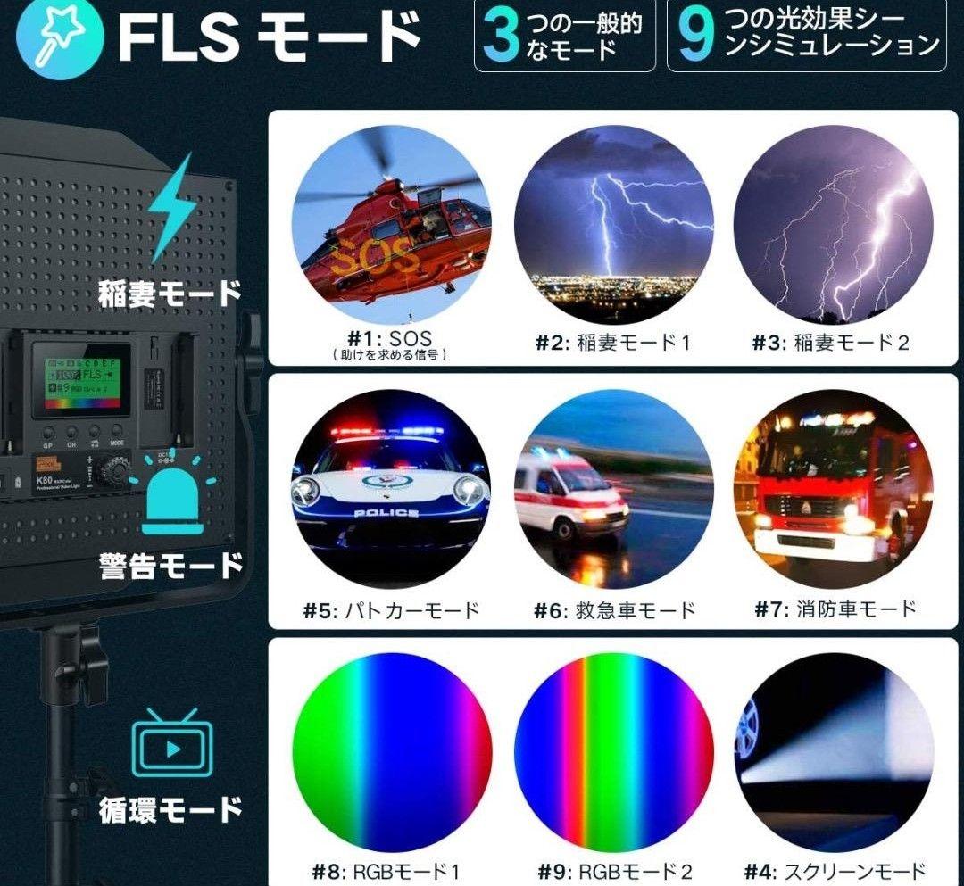 PIXEL RGB LED撮影ライト