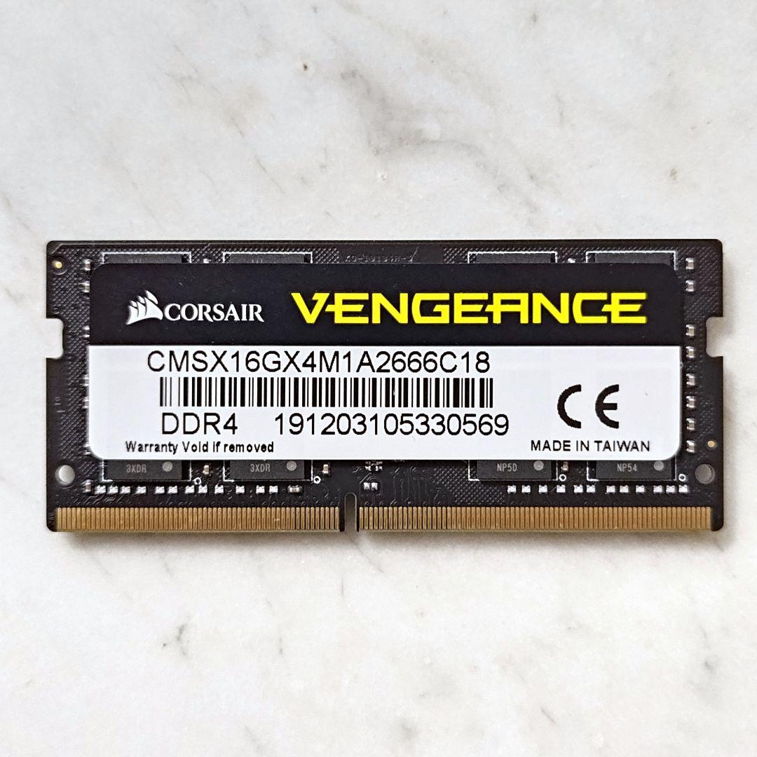 【CORSAIR VENGEANCE】DDR4-2666 16GB メモリ