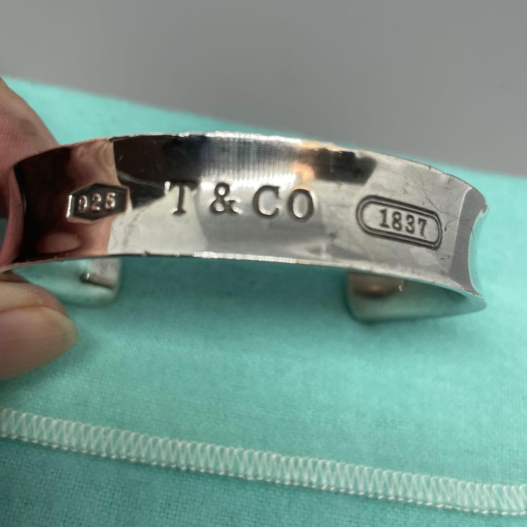 ティファニー　 ナローカフ　バングル 1837 ワイド　シルバー