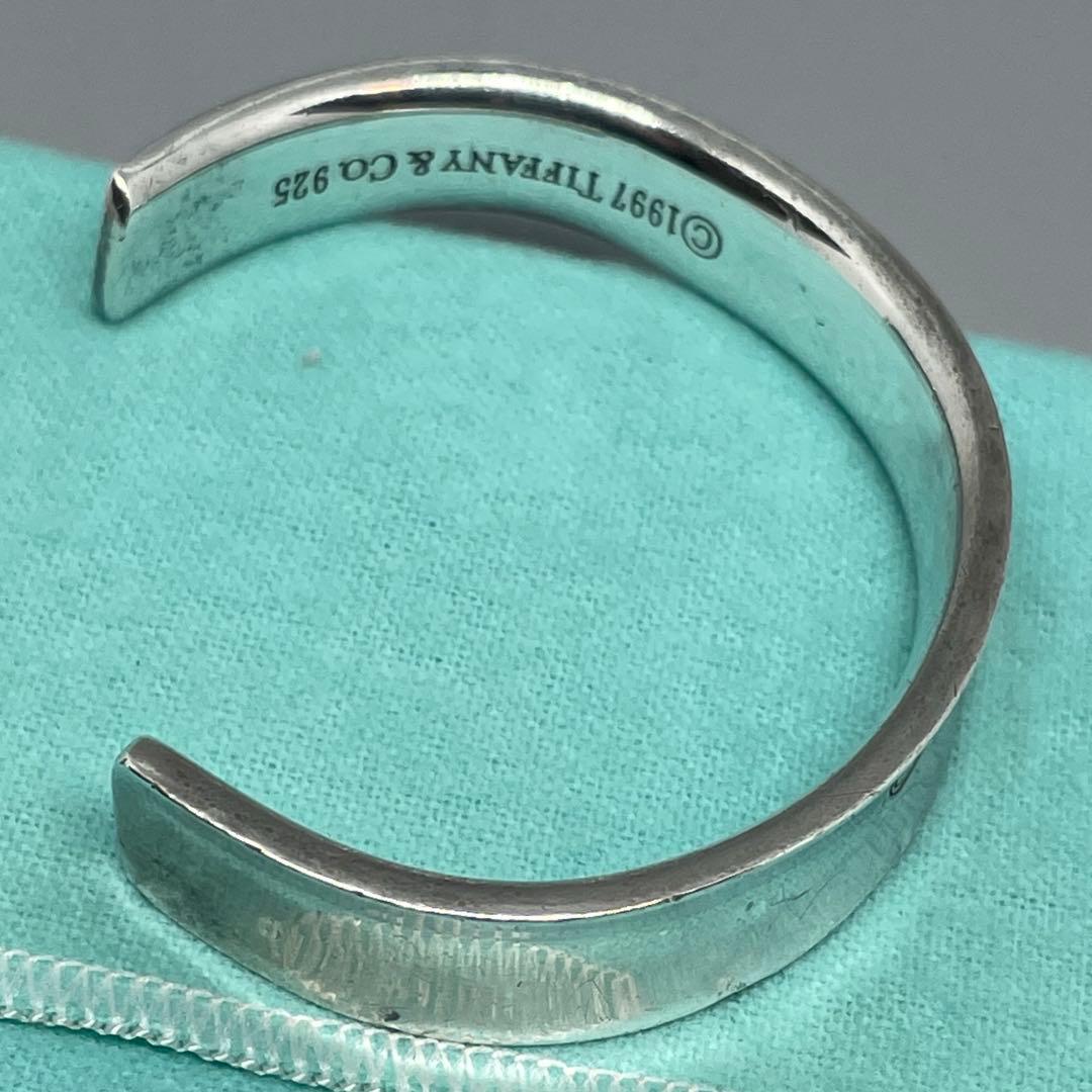 ティファニー　 ナローカフ　バングル 1837 ワイド　シルバー