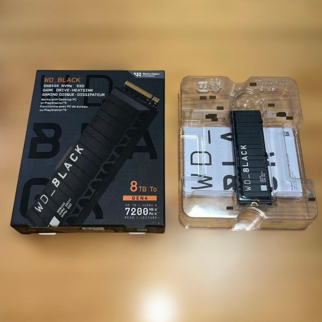 内蔵型SSD WD _BLACK SN850X NVMe SSD+HEATSINK 8TB