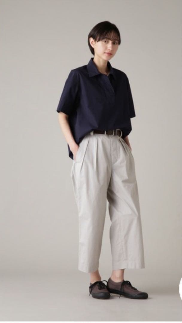 MHL 24SS FINE COMPACT COTTONパンツ