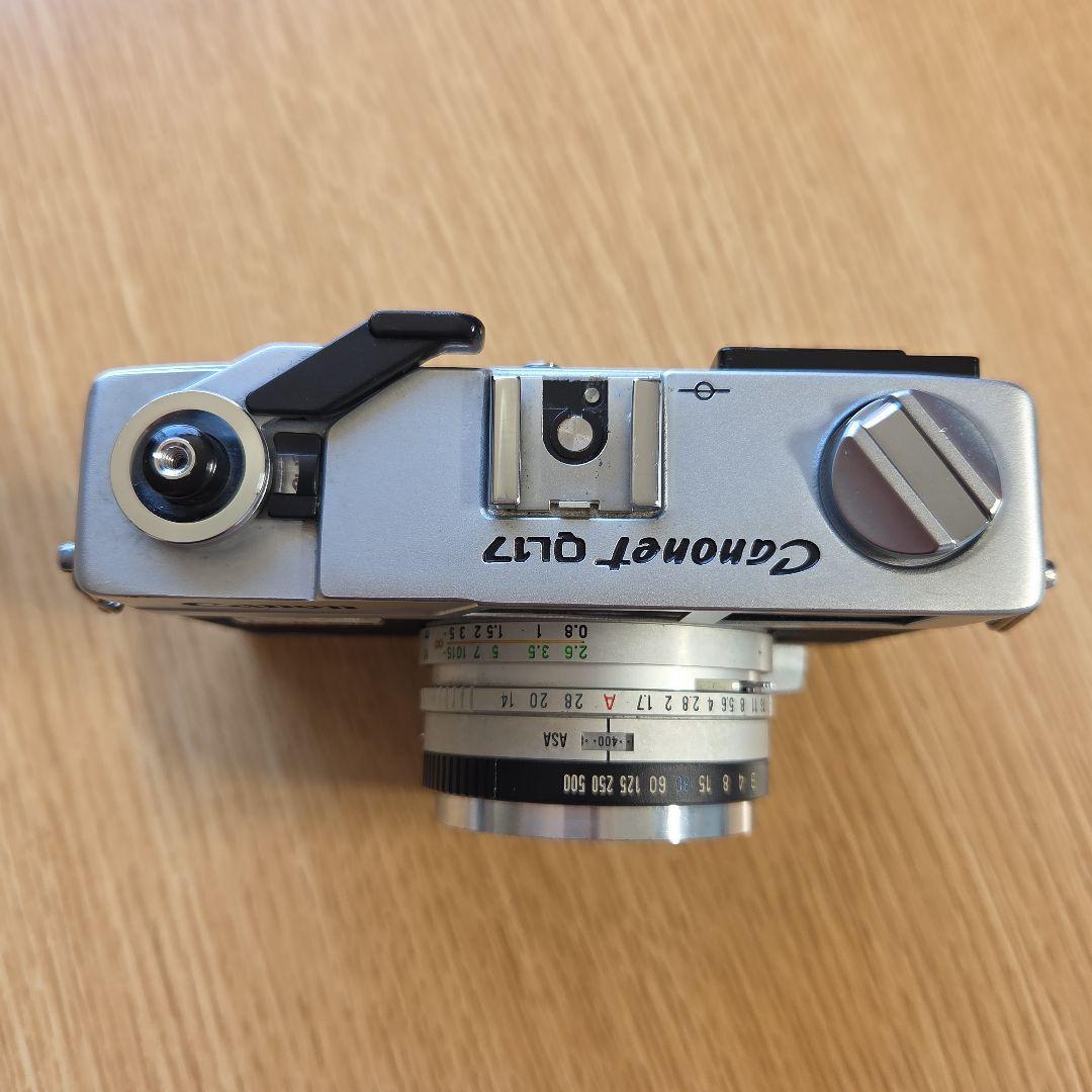 「Canonet QL17 G-III」キヤノンのレンジファインダーカメラ