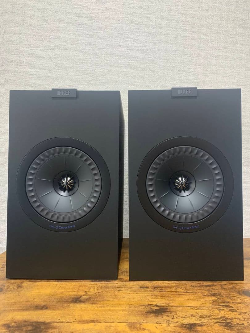 ほぼ新品 KEF Q350 ケフ Q350 ブックシェルフ ペア サランネット付