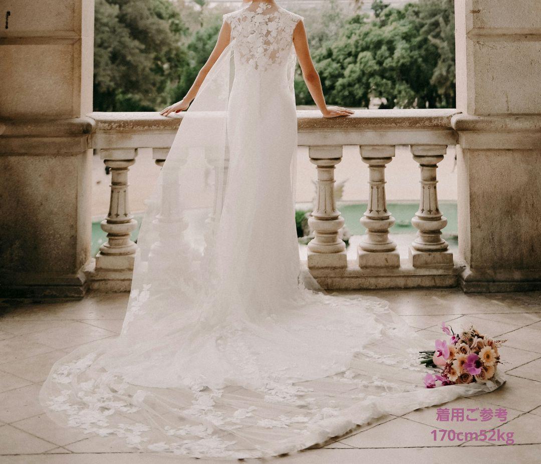 PRONOVIAS ✾ DRAIL 7-9号 マント有