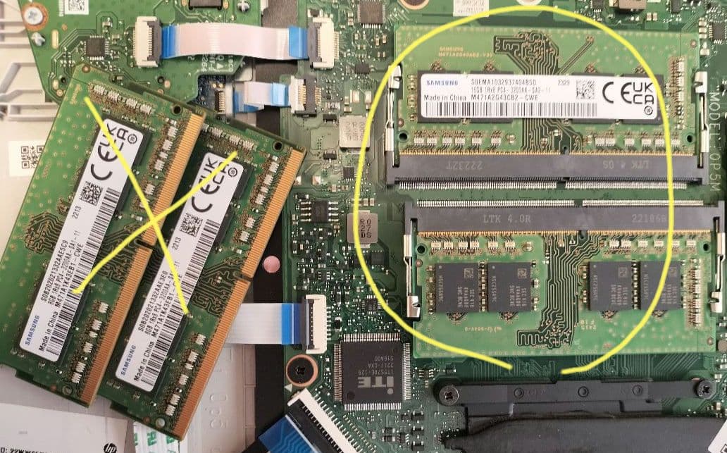 Samsung (16GBx2)32GB 3200AA-SA2メモリ 2枚組