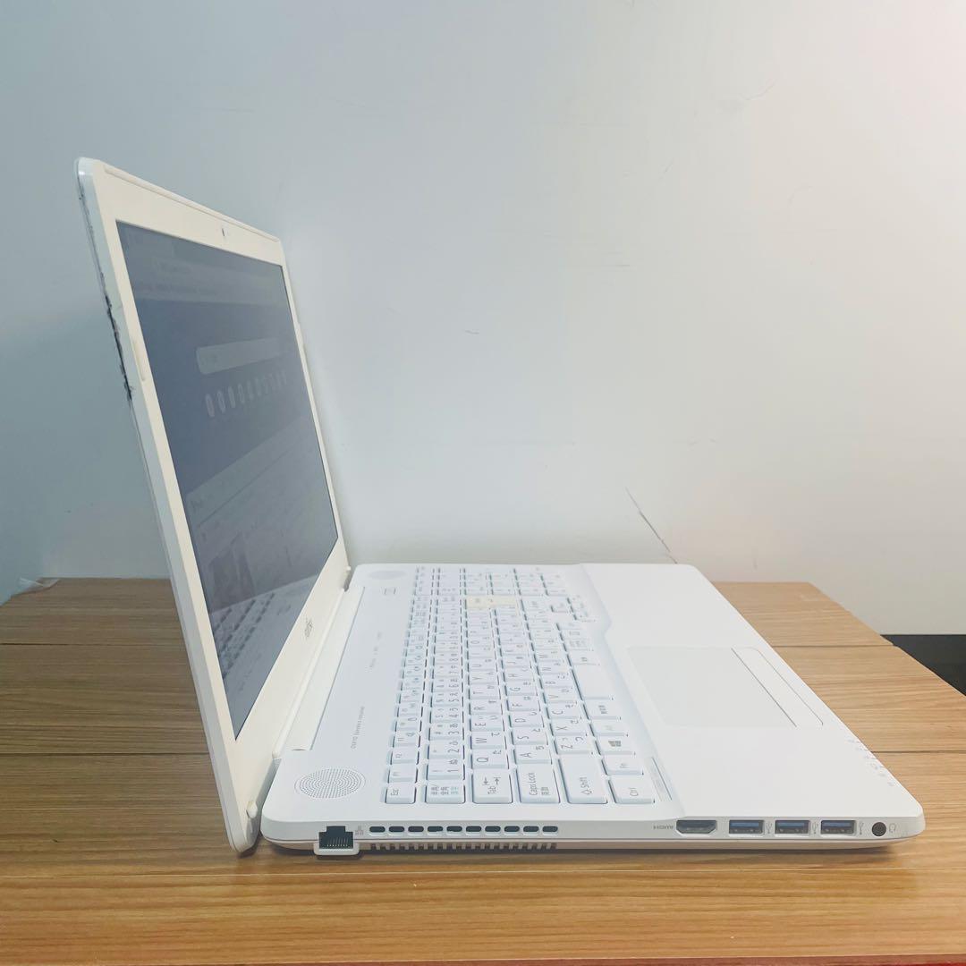 設定済みすぐ使えるホワイトノート大容量750ギガカメラWin11オフィスDVD