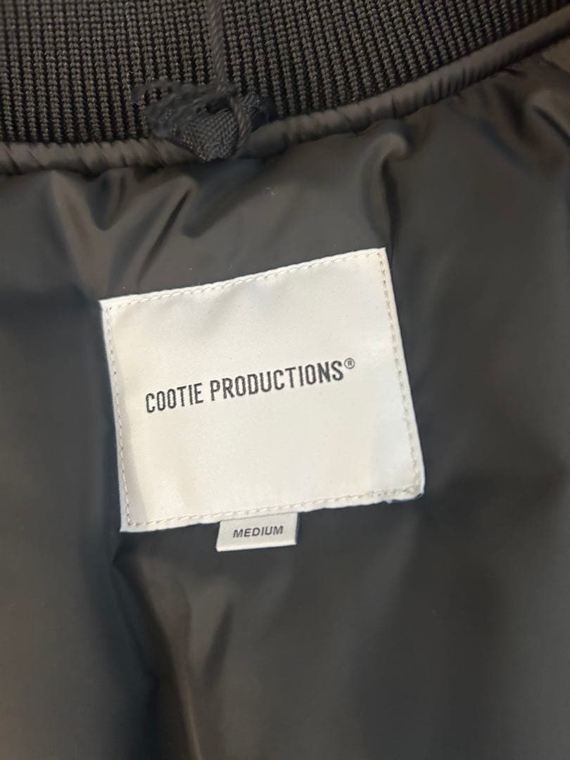 COOTIE PRODUCTIONS 黒ダウンベスト