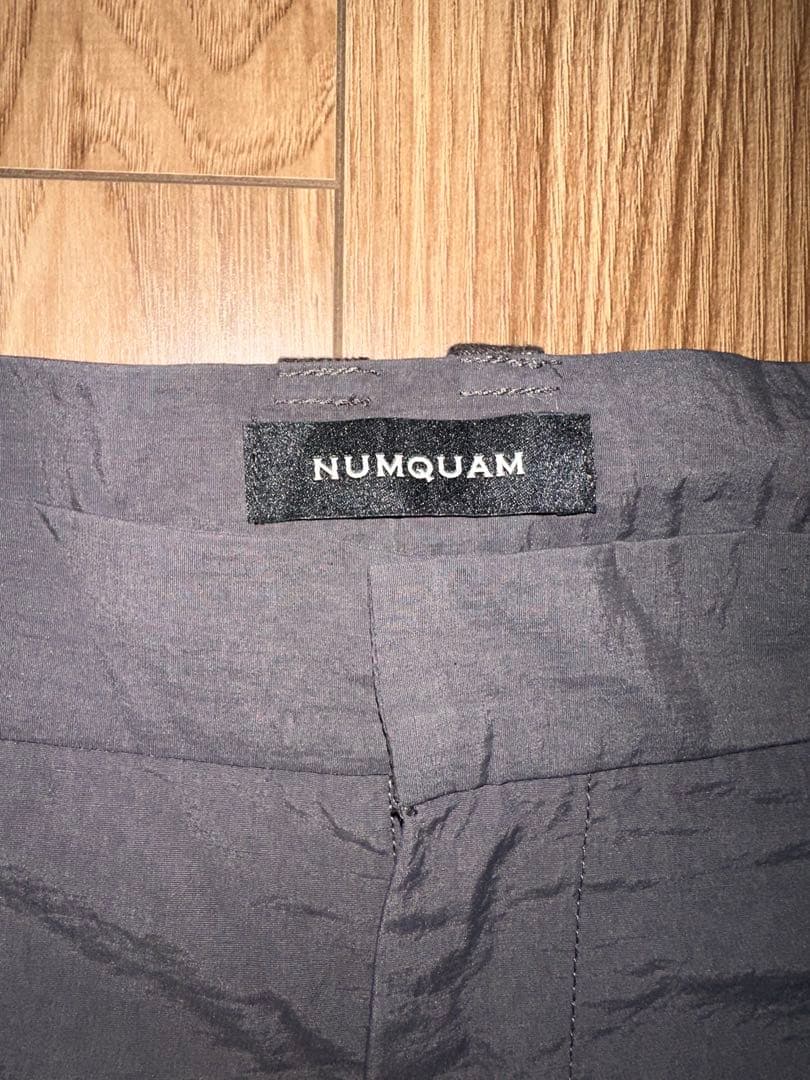 【NUMQUAM】gear tech flare trousersテックパンツ
