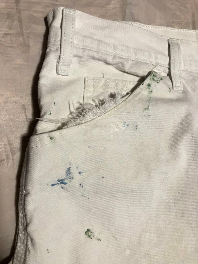 Dickies 白ペインターパンツ リアルワーク