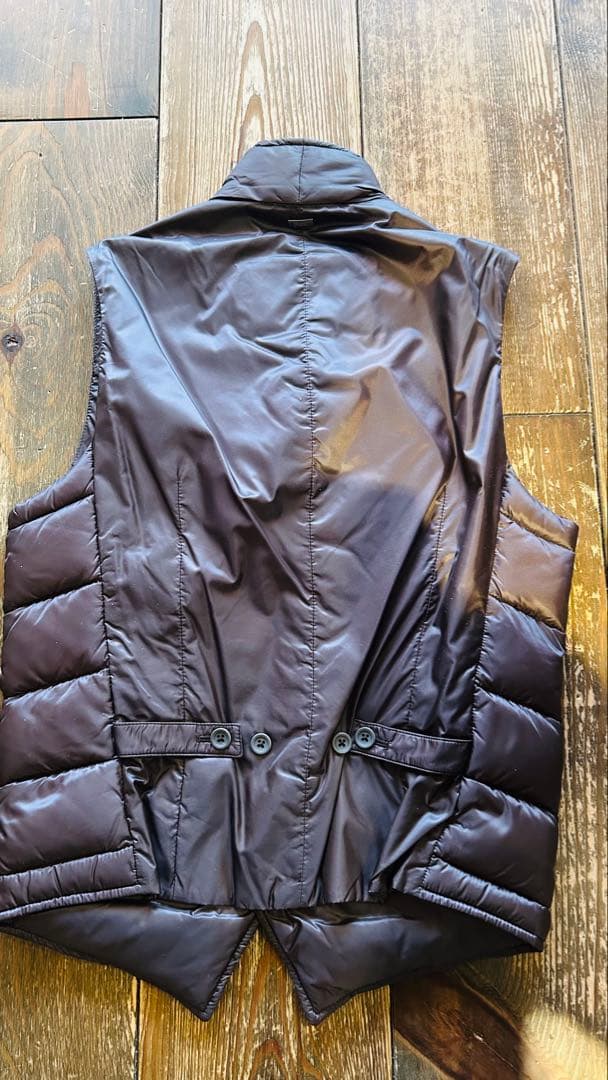 HERNO ヘルノ　ダウンベスト ダークブラウン　インナーダウン　44 M