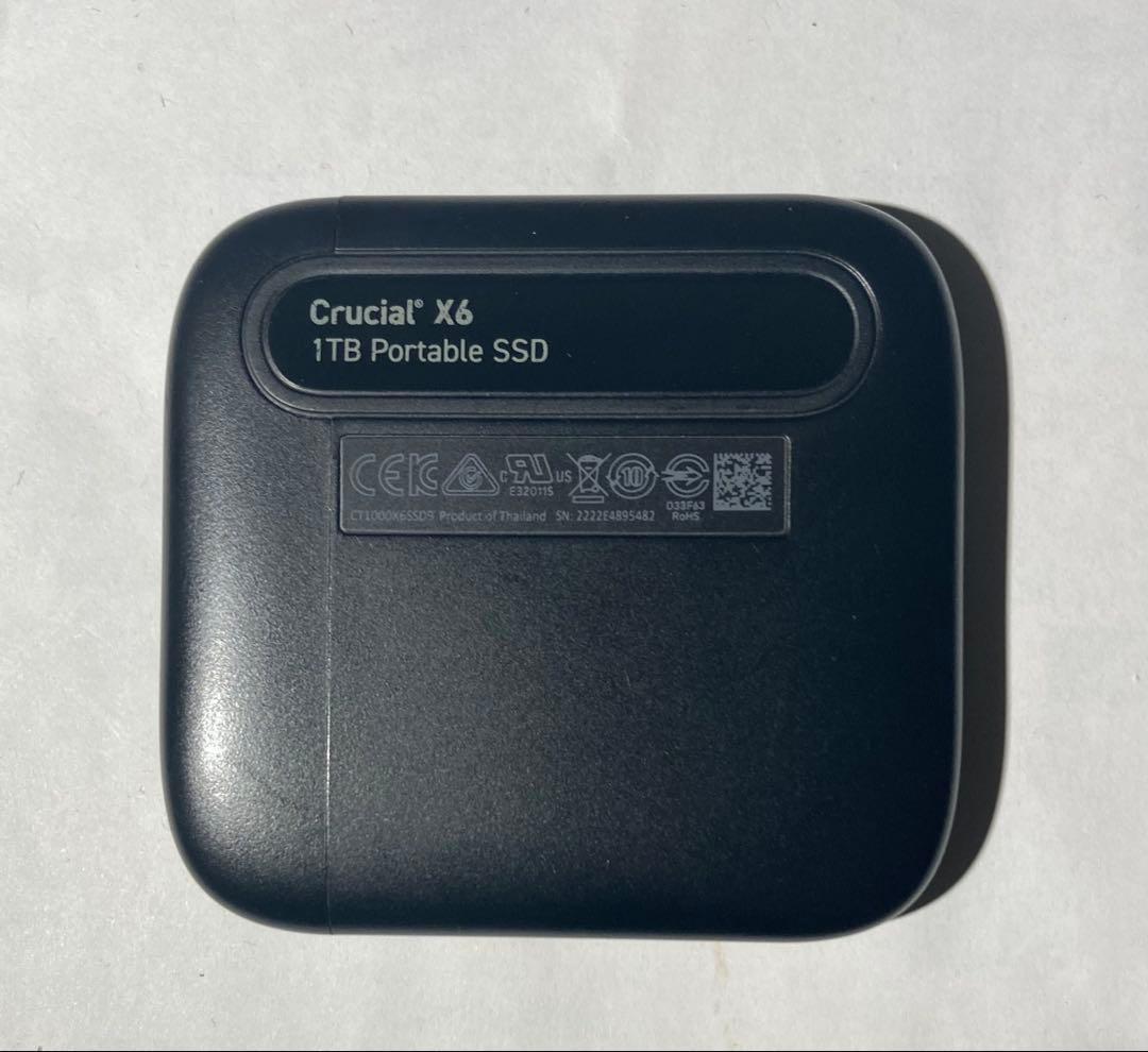 クルーシャル（Crucial）X6 1TB 外付けSSD