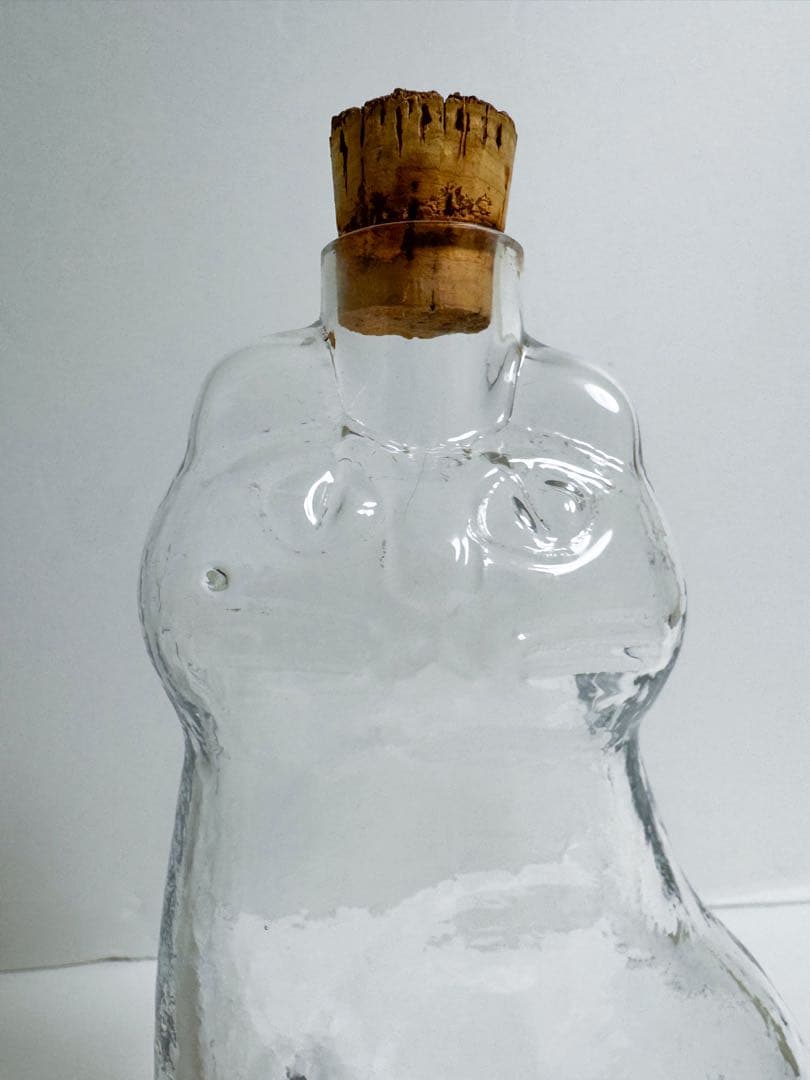 LISA LARSON リサ ラーソン　ガラスのボトル　猫　レア