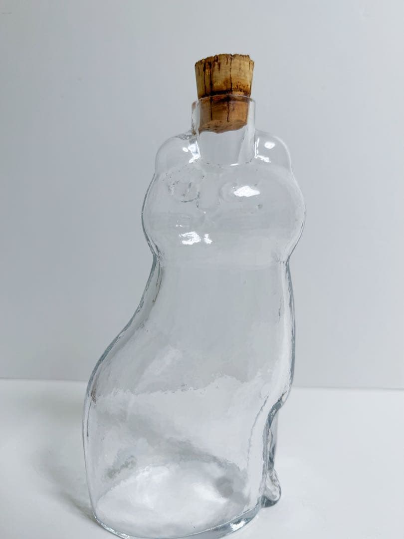 LISA LARSON リサ ラーソン　ガラスのボトル　猫　レア