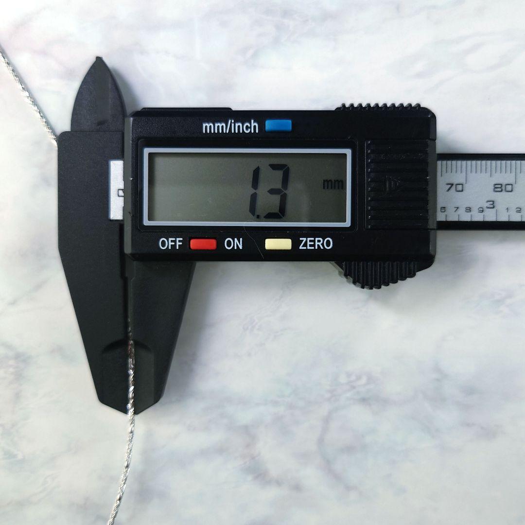 K18 WGワイヤーネックレス　18金　オメガネックレス