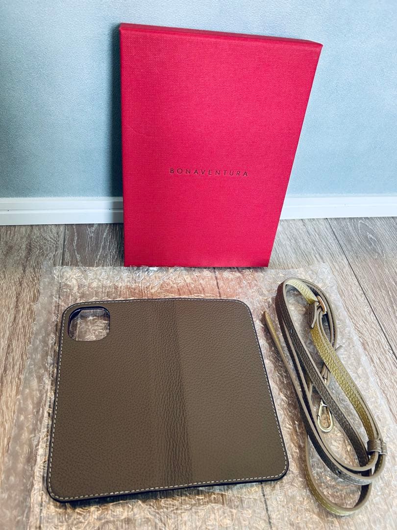 【ストラップ付き】 ボナベンチュラ iPhone14 ケース 交換用ケース付属