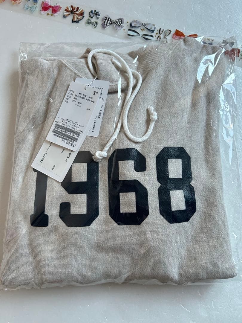 【AMERICANA/アメリカーナ】1968 hooded Pullover