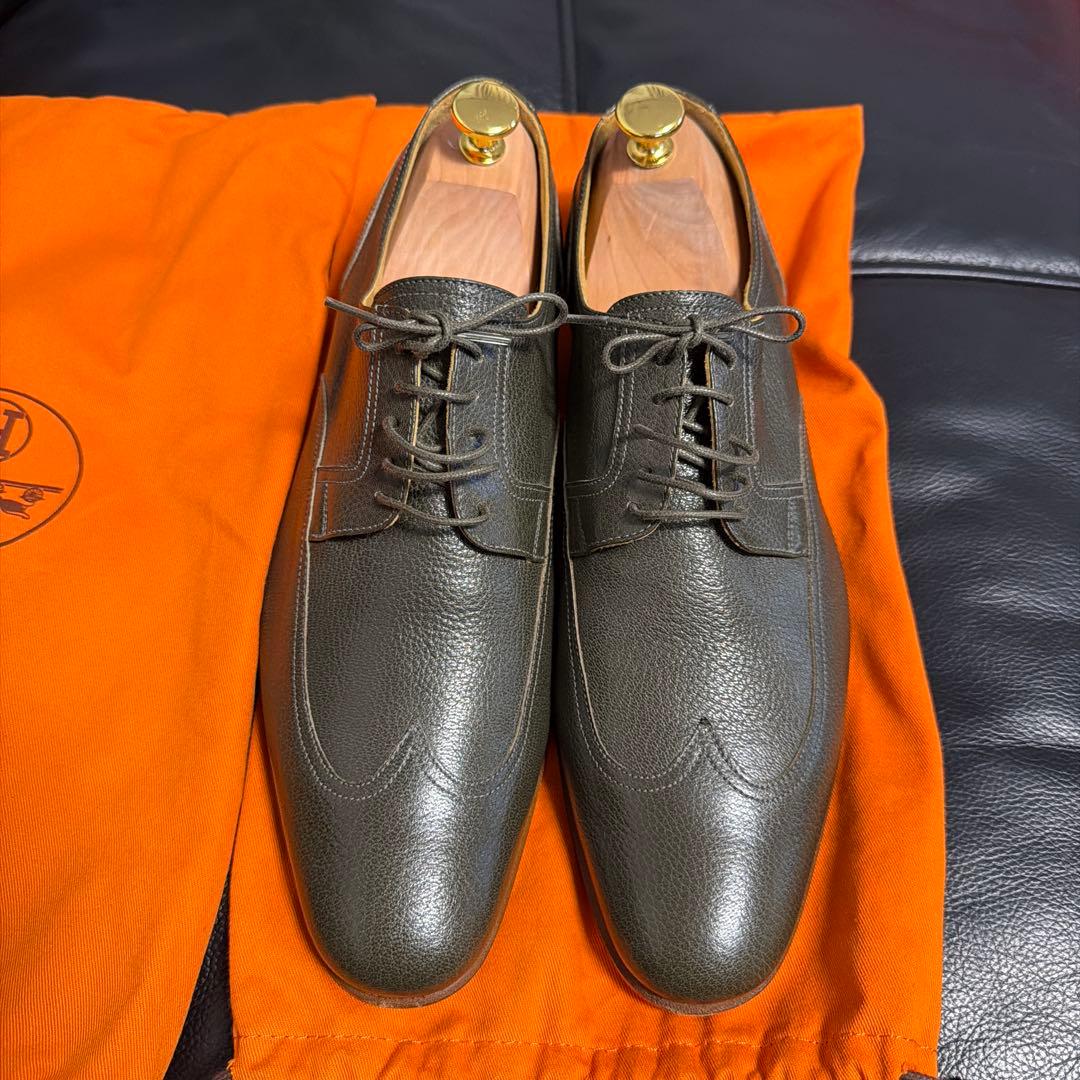 エルメス　HERMES 高級ウイングチップ　サイズ41.5 美品
