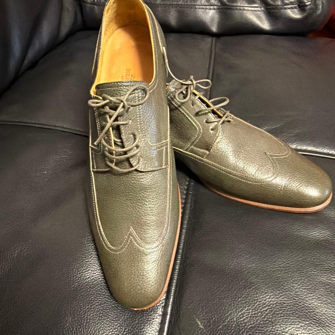 エルメス　HERMES 高級ウイングチップ　サイズ41.5 美品