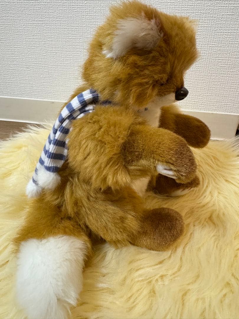 【最終価格】海外作家様作　アートドール　キツネとアヒル