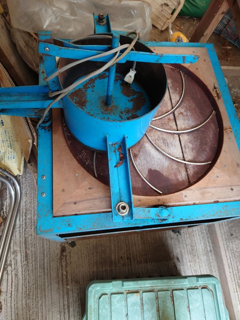 お茶もみ機