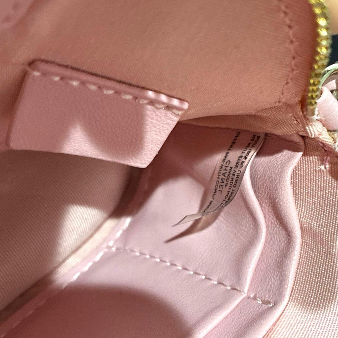 CHANELシャネル ショルダーバッグ チェーンバック　ノベルティ　ピンク