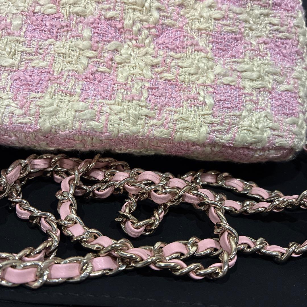 CHANELシャネル ショルダーバッグ チェーンバック　ノベルティ　ピンク