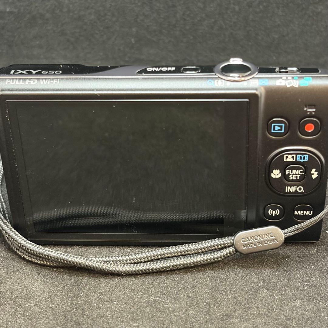 【極美品】Canon IXY650 デジタルカメラPC2274 動作品　ブラック