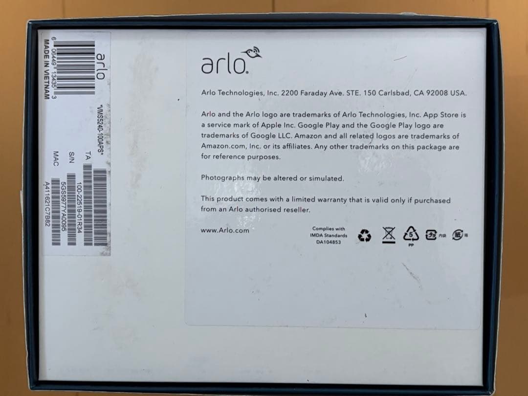 ひ*り様 Arlo Ultra Series 4K UHD 防犯カメラ 2台セッ