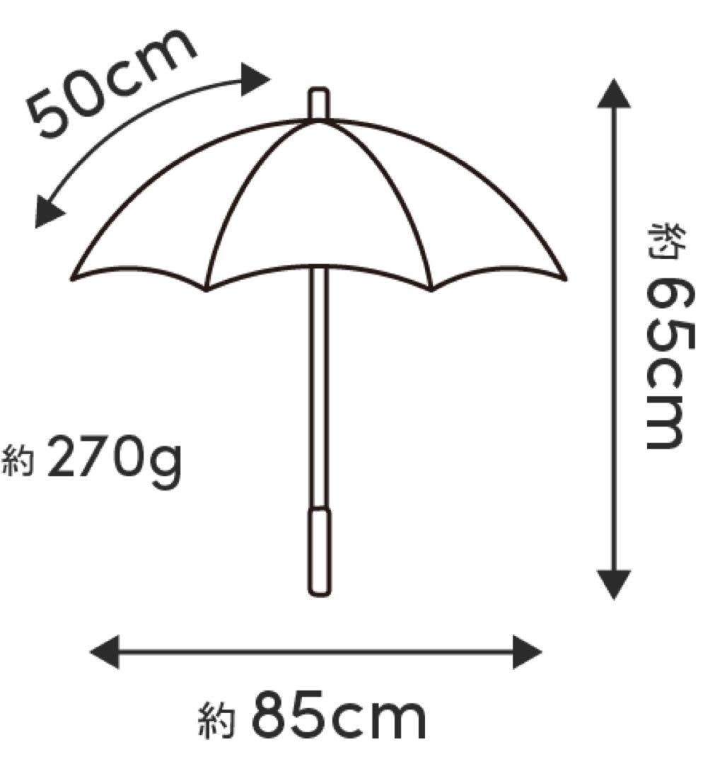 【サンバリア 100】 折りたたみ日傘 ２段折 / ボーダー ブルー