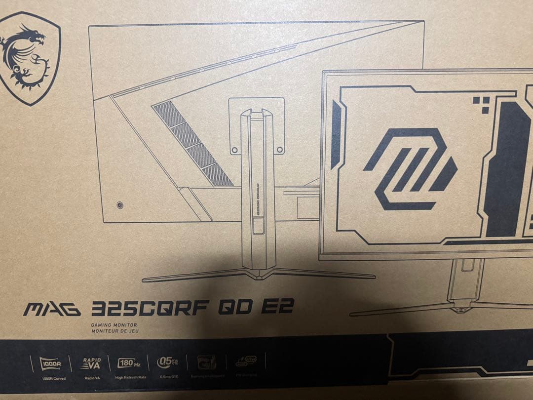 MSI 湾曲ゲーミングモニター MAG 325CQRF QD E2 31.5