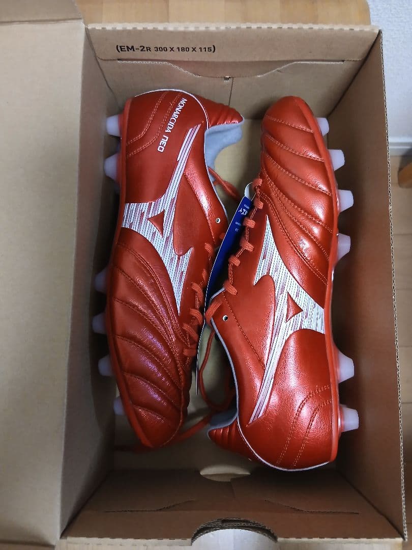 サッカー スパイク ミズノ モナルシーダ ネオ3 ワイド エリート 26cm 赤