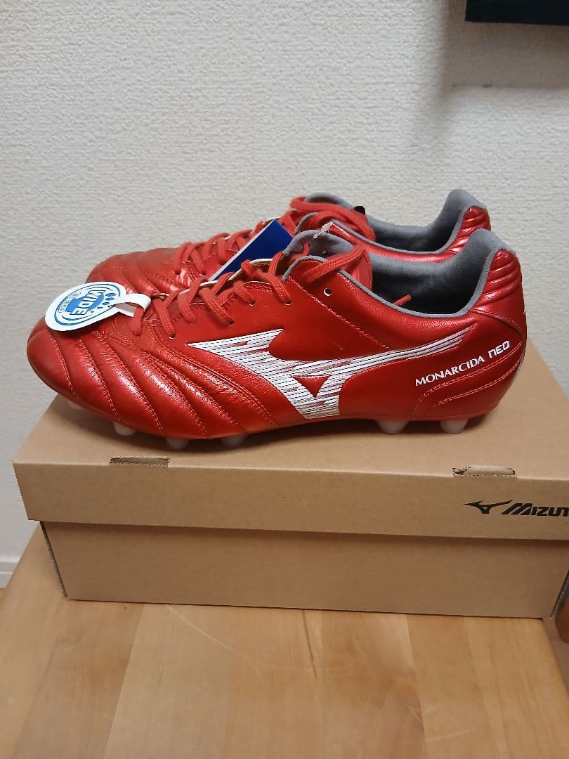 サッカー スパイク ミズノ モナルシーダ ネオ3 ワイド エリート 26cm 赤