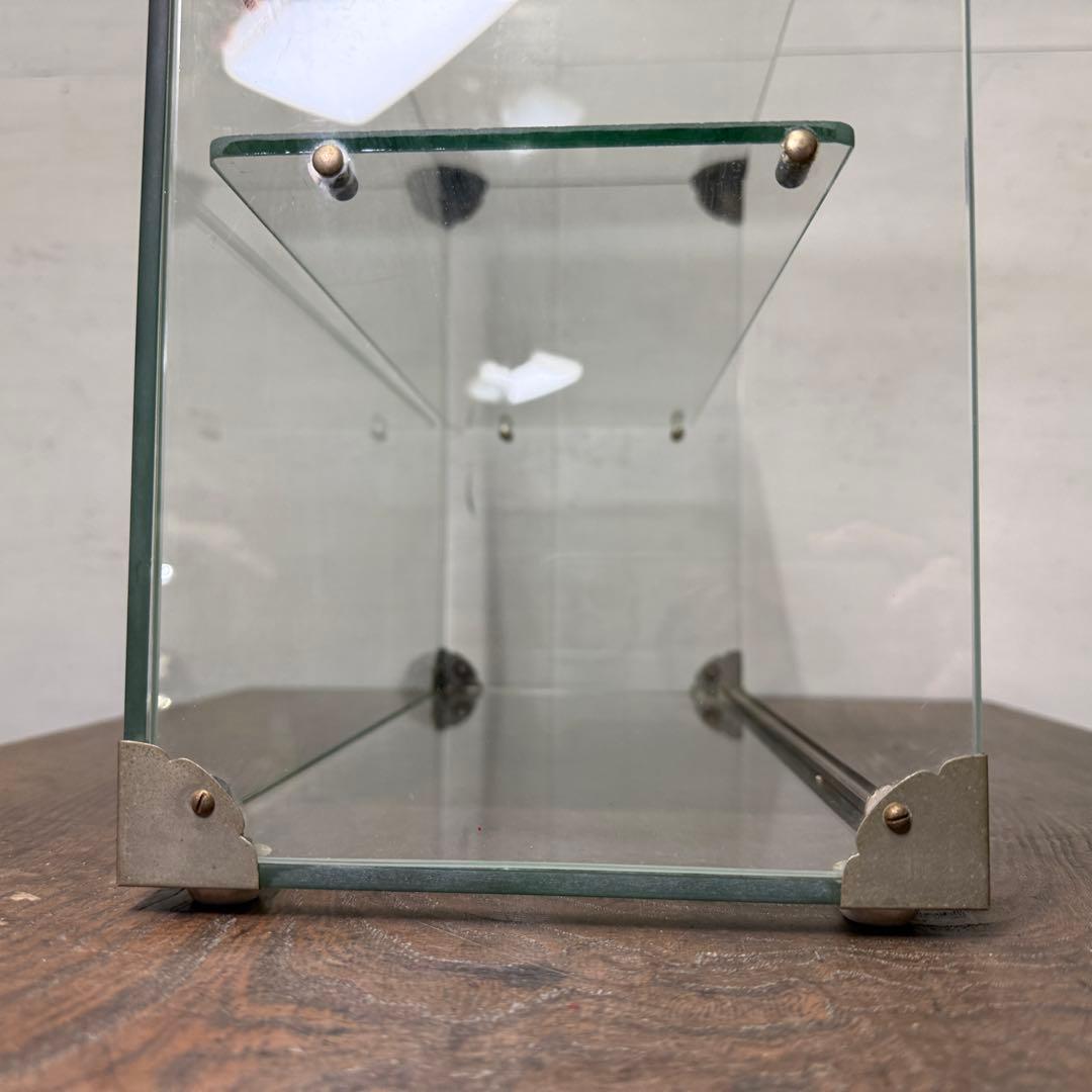 昭和レトロ ガラスケース ロッテ 極小 卓上 アンティーク ショーケース 陳列棚