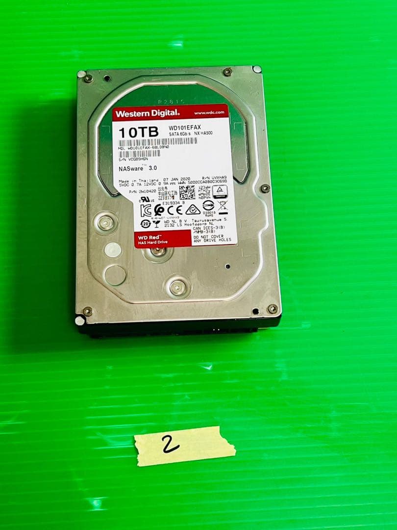 （2）Western Digital 10TB WD10EFAX 内蔵型HDD