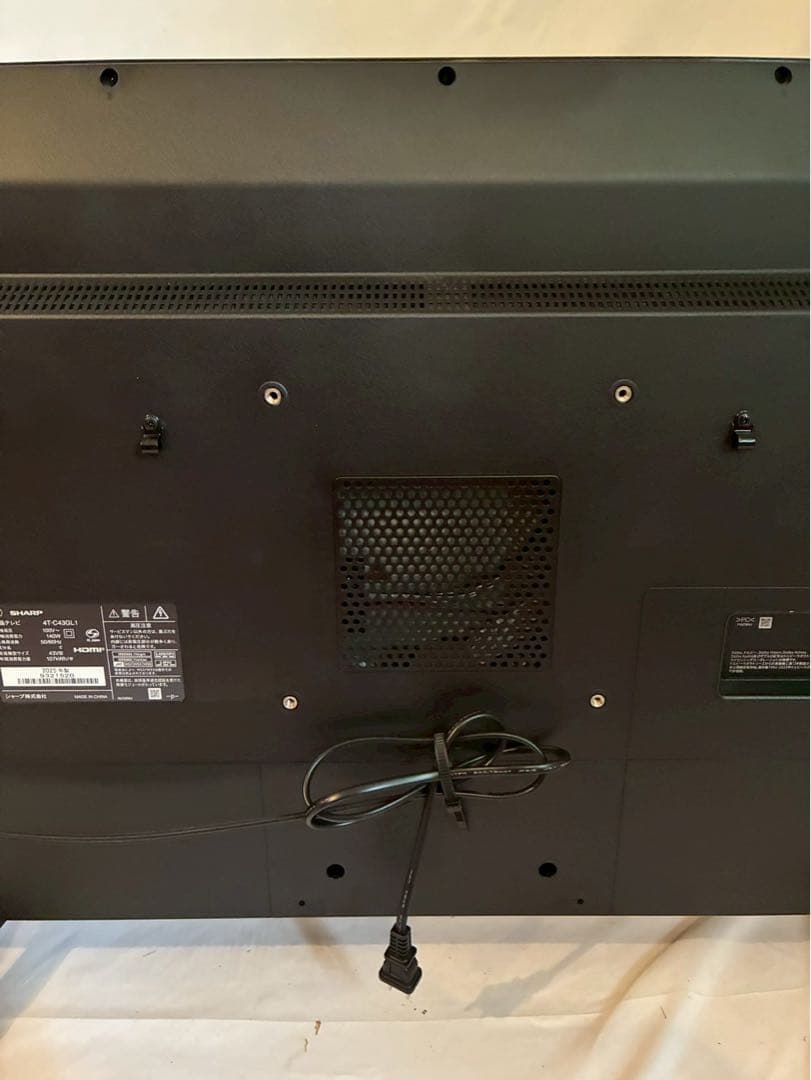 ① SHARP AQUOSテレビ　4T-C43GL1 2025年製